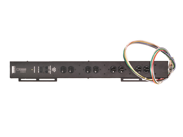 FOUR CIRCUIT SEQUENCED 80 AMP POWER DISTRIBUTION SYSTEM WITH REMOTE CONTROL CAPABILITY